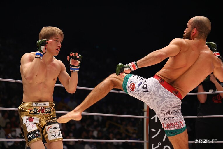 朝倉海vsフアン・アーチュレッタ　©RIZIN FF
