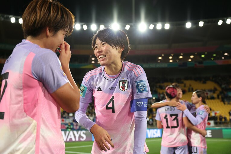 キャプテンとしてチームをまとめた熊谷の“ナイスプレー”が新たな勝負飯を生んだ？　©︎Getty Images