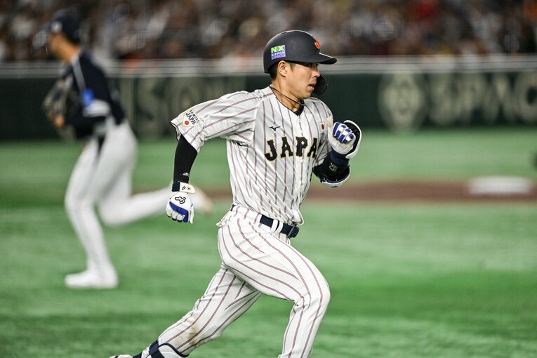 オリックスの守備の要・若月の韓国戦での活躍を見る　©Nanae Suzuki