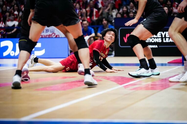 小川智大（VNLカナダ戦）©Volleyball World