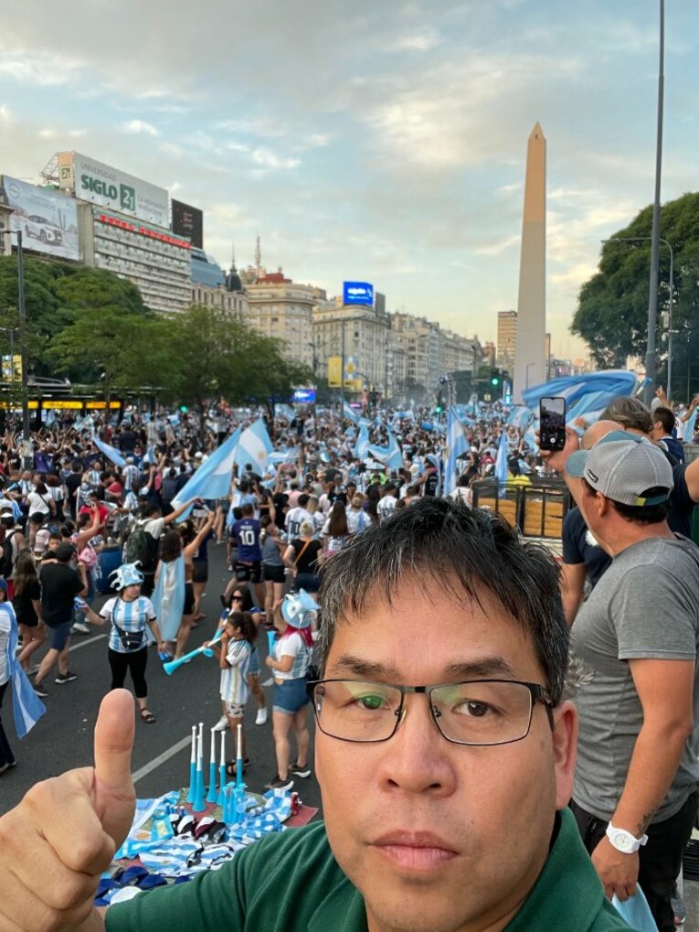 アルゼンチン在住の田中さん　※本人提供