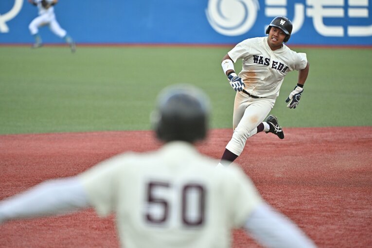 走塁も優れたセンスを持つ　©Hideki Sugiyama