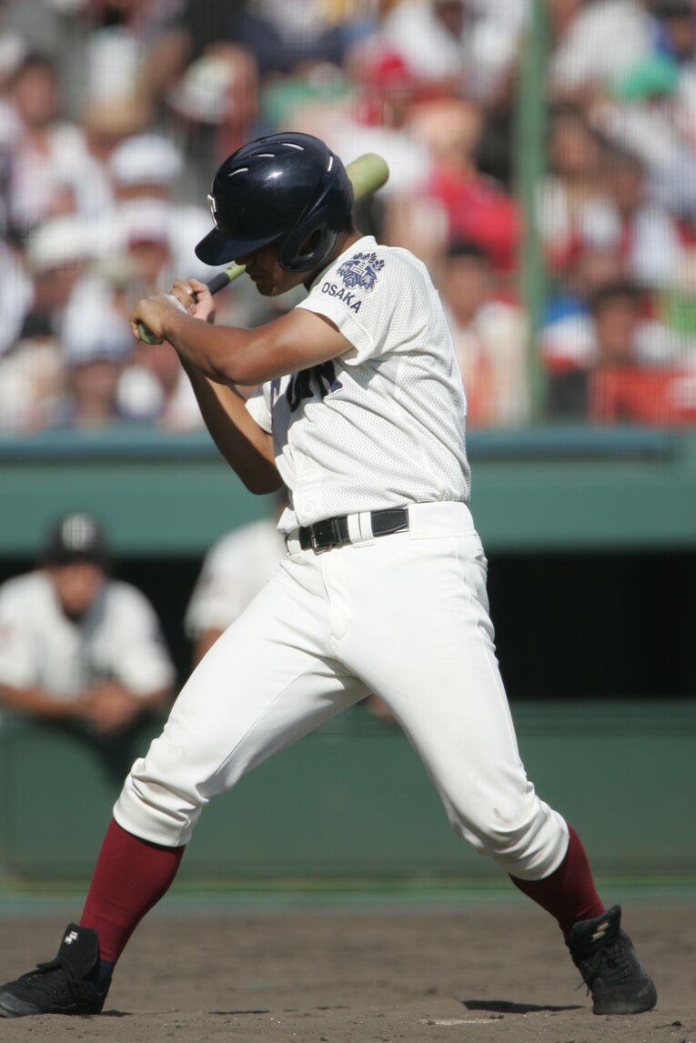 大阪桐蔭時代の平田良介　©BUNGEISHUNJU