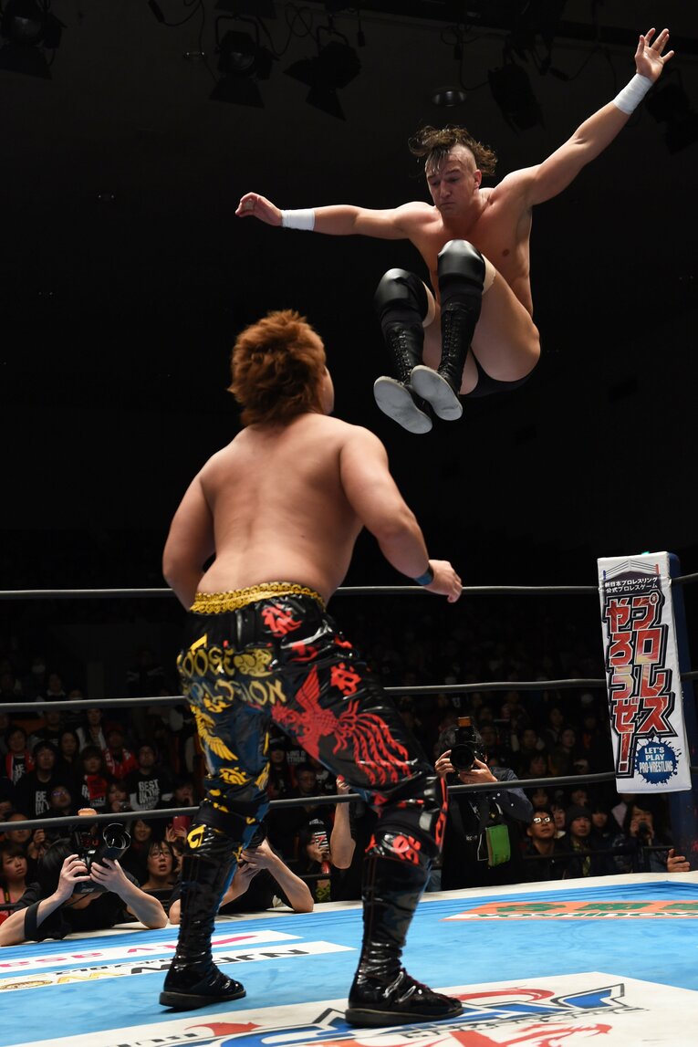 コーナーからのドロップキックが得意だった