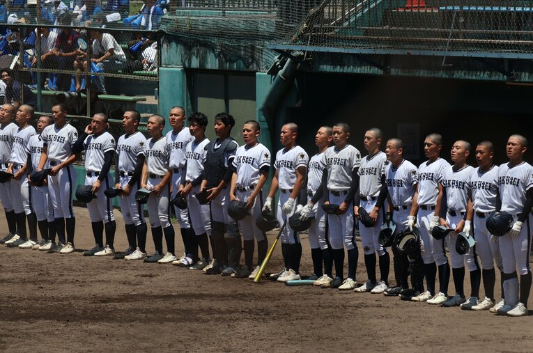 今年の春季大会で甲子園準優勝経験のある京都成章を破った洛星高校。約3人に1人が京大へ進学するという進学校の躍進の理由は？ ／ photograph by Fumi Sawai