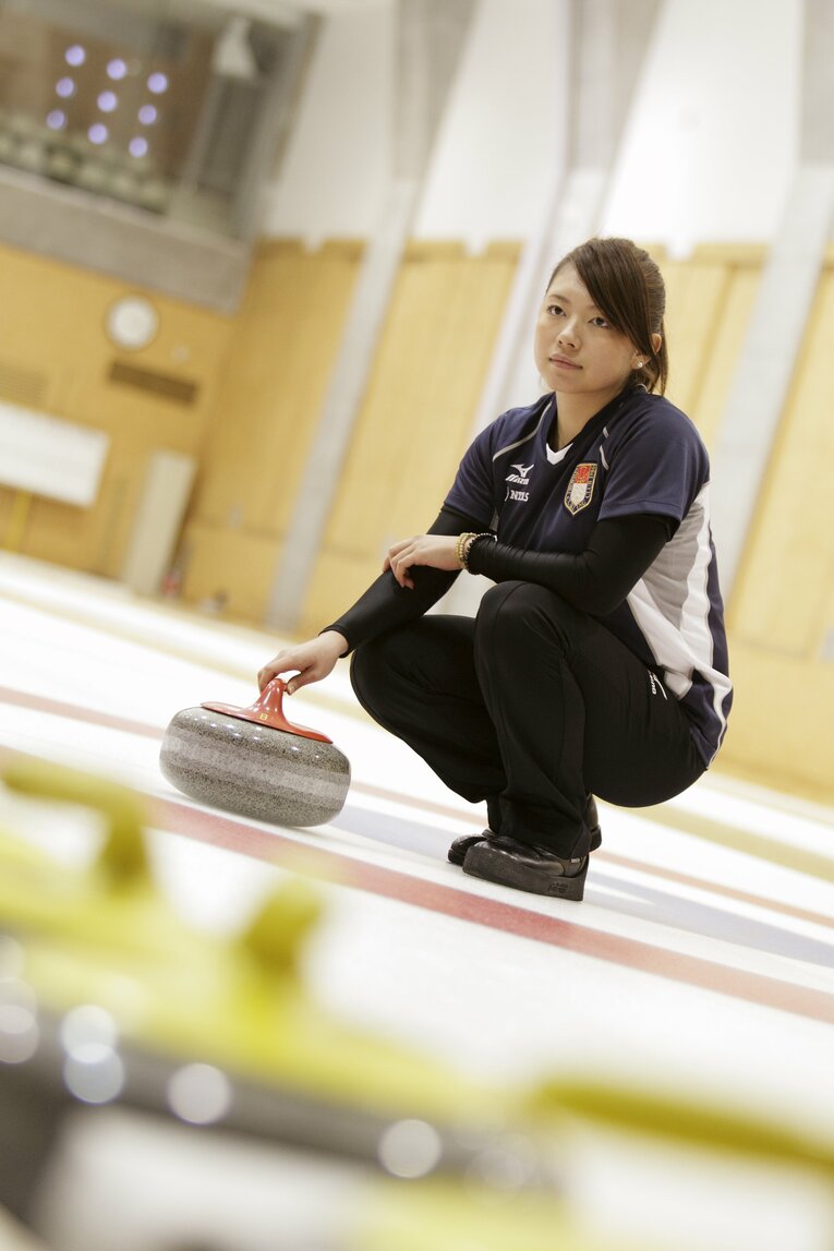 【カーリング女子レア写真】09年の本橋…写真は右に続きます　　©Toshiya Kondo