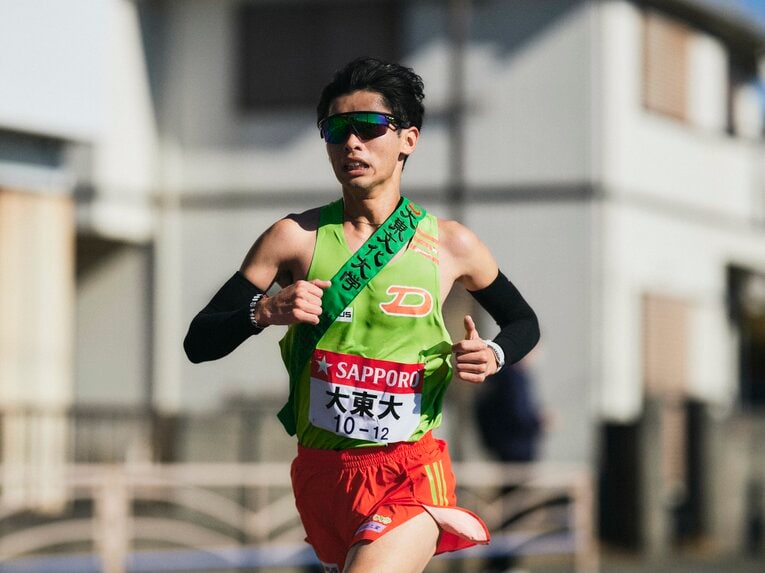 2年連続で4区を駆けた主将の西代雄豪は三重のNTNに　©Yuki Suenaga