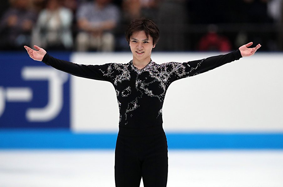 宇野昌磨が「楽しむ」と記した理由。言葉に感じたスケートへの真摯さ。<Number Web> photograph by Jun Tsukida/AFLO SPORT