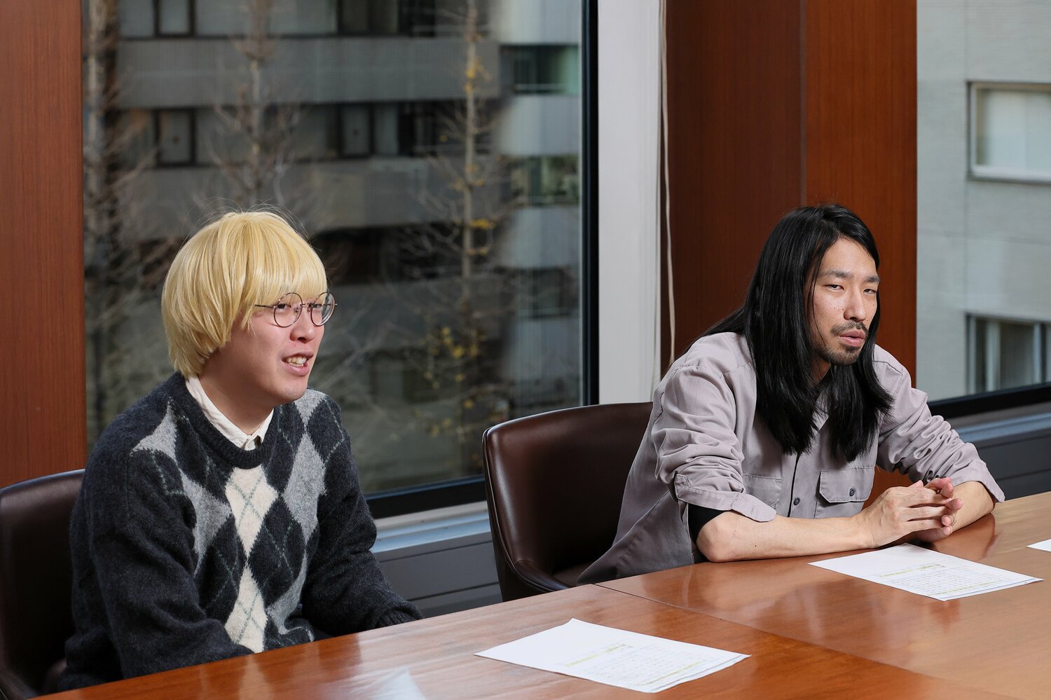 結成12年で4年連続M-1決勝出場となった真空ジェシカ。川北茂澄（ボケ・ネタ作り担当、35歳、写真右）とガク（ツッコミ担当、34歳）。おぎやはぎやアンタッチャブルと同じ人力舎所属