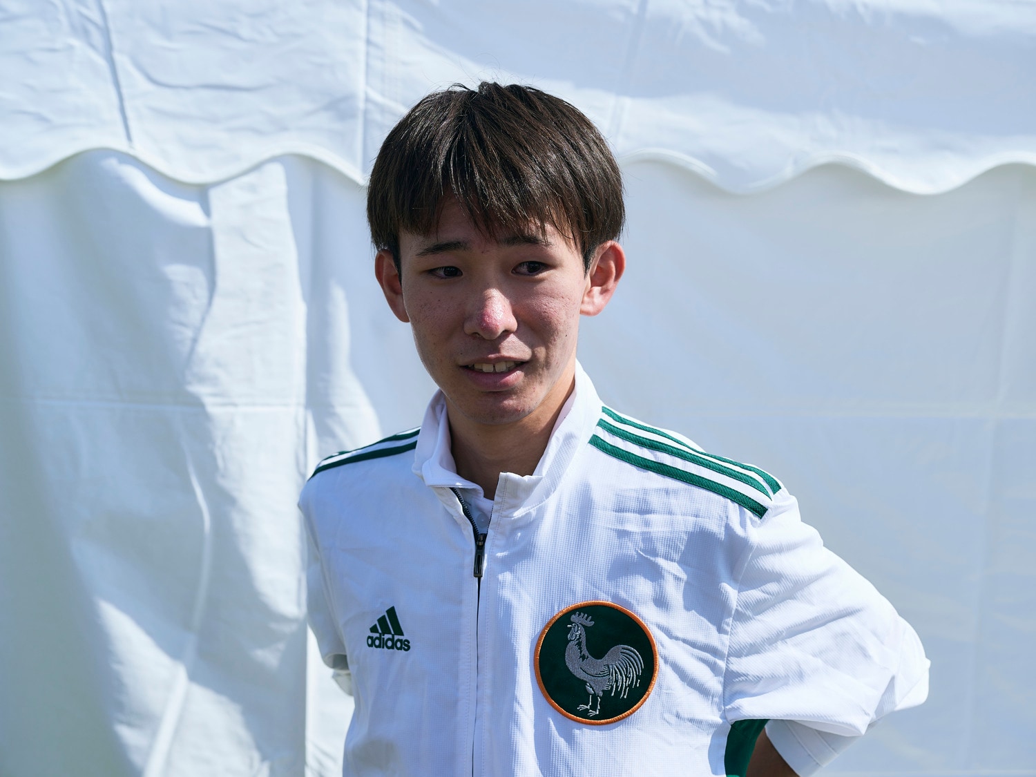 4区を走った並木寧音　©Yuki Suenaga