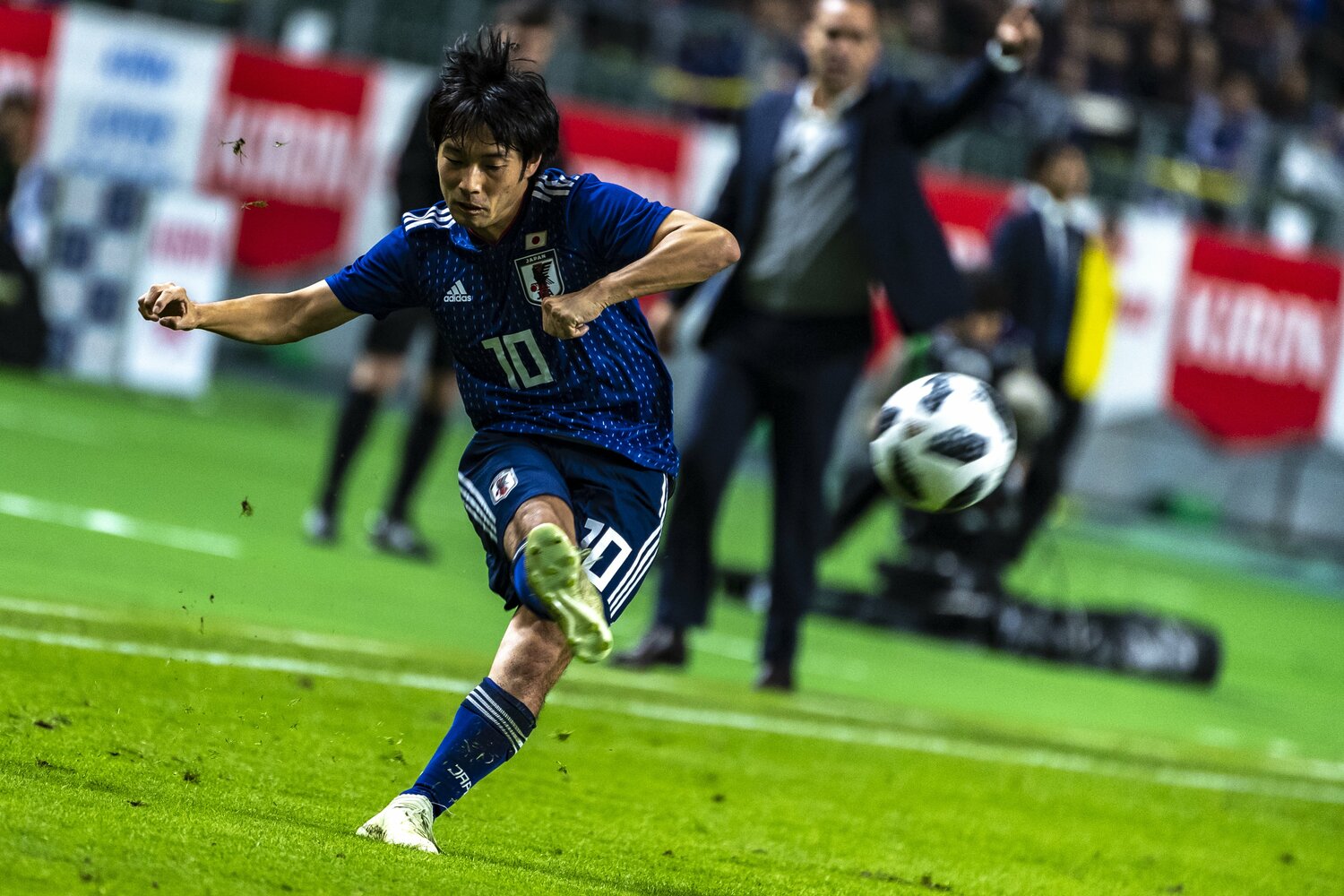 7位・中島翔哉（27歳／ポルティモネンセSC）　©Takuya Sugiyama