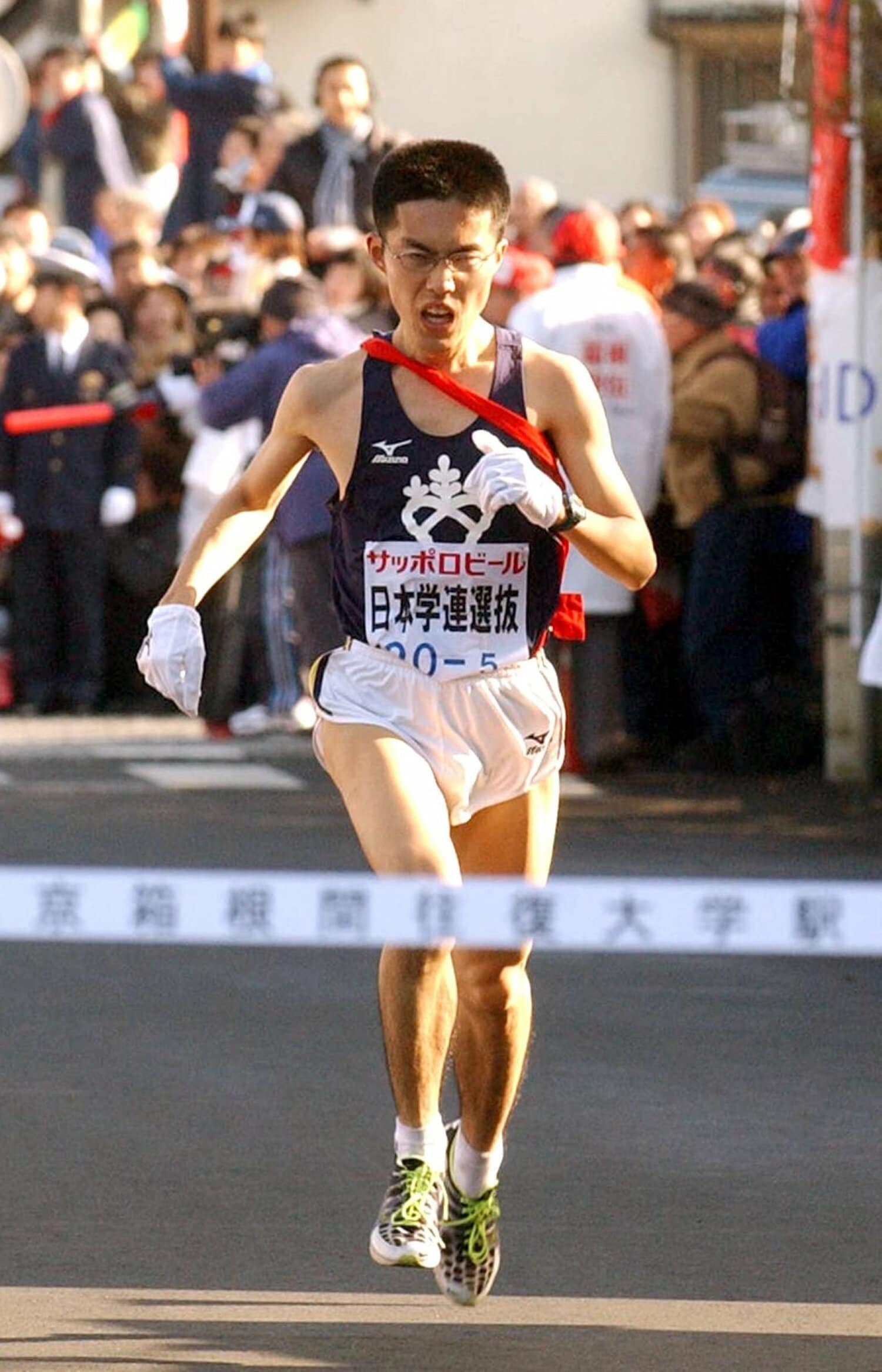 鐘ヶ江幸治にとって、2004年の箱根駅伝は競技者としてのラストランだった ©Sankei Shimbun
