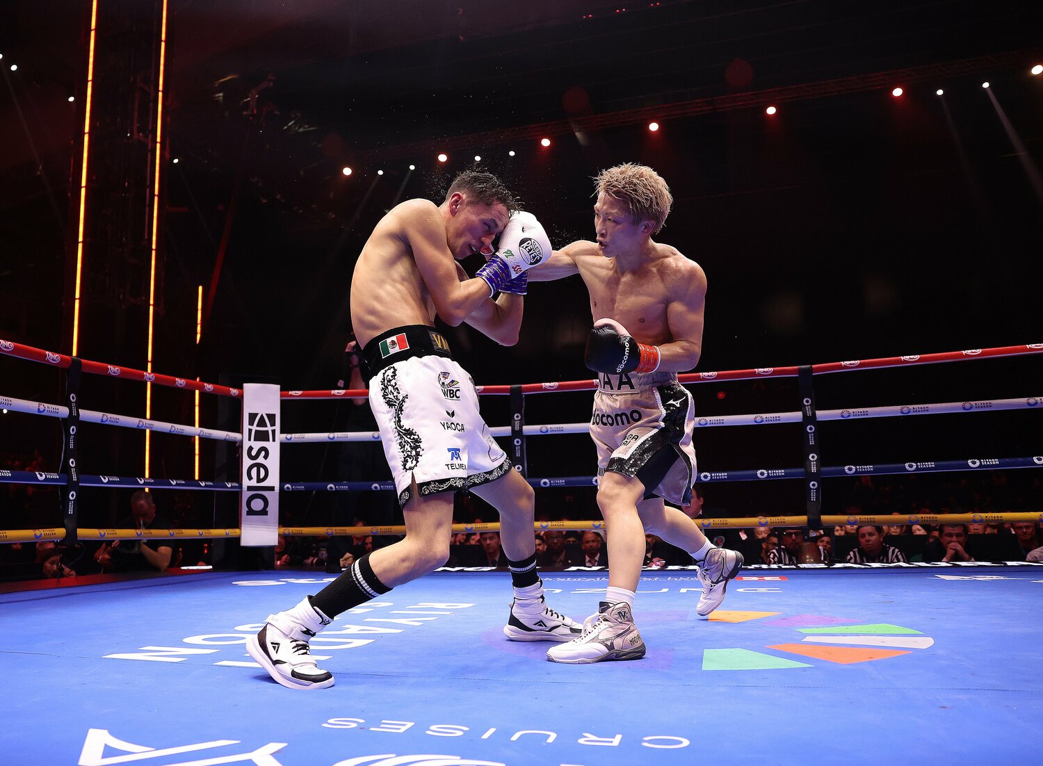 井上にとっては自身初の2試合連続判定勝利となった ©Getty Images