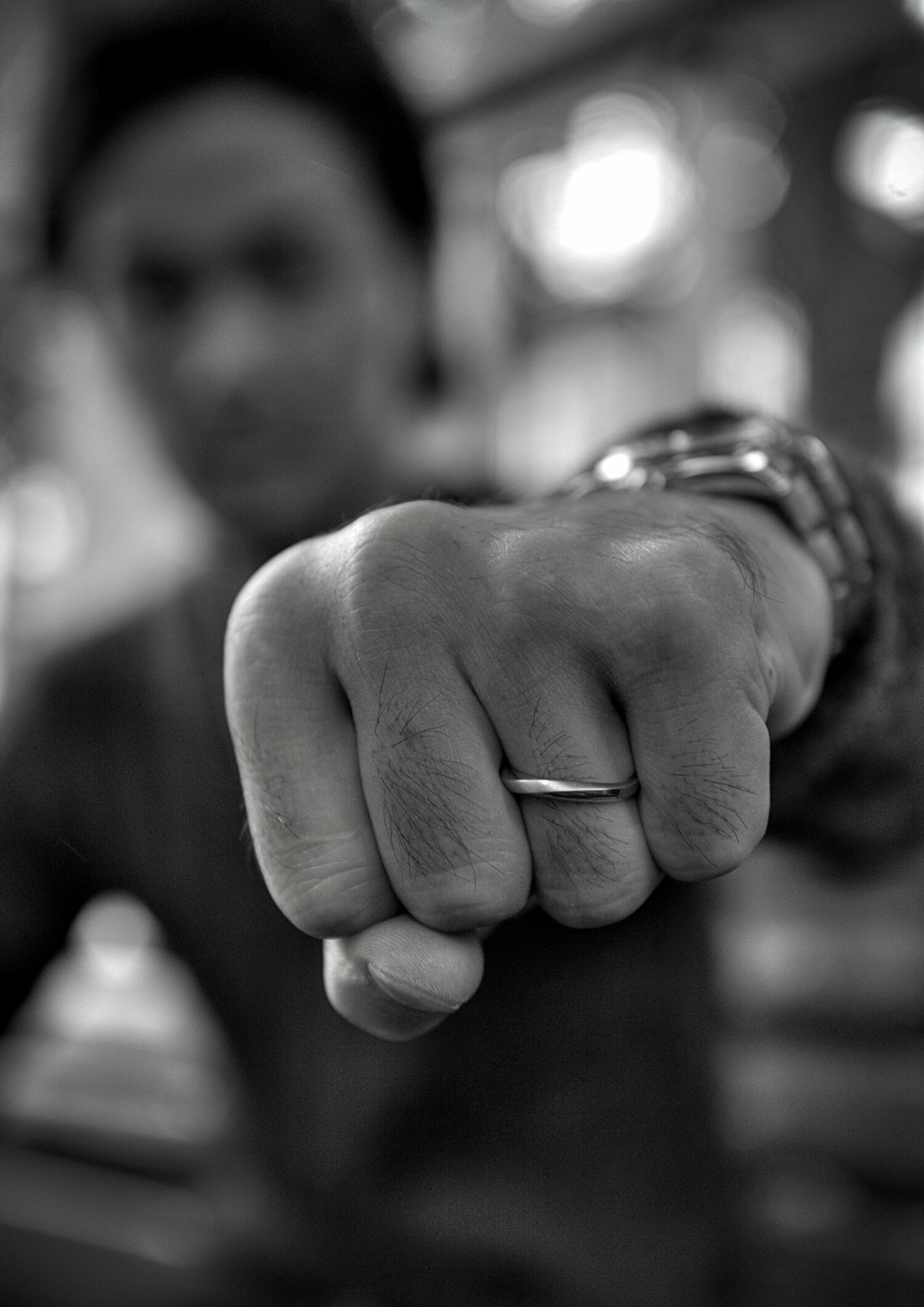 “神の左”と称された山中慎介の左ストレート ©Takuya Sugiyama