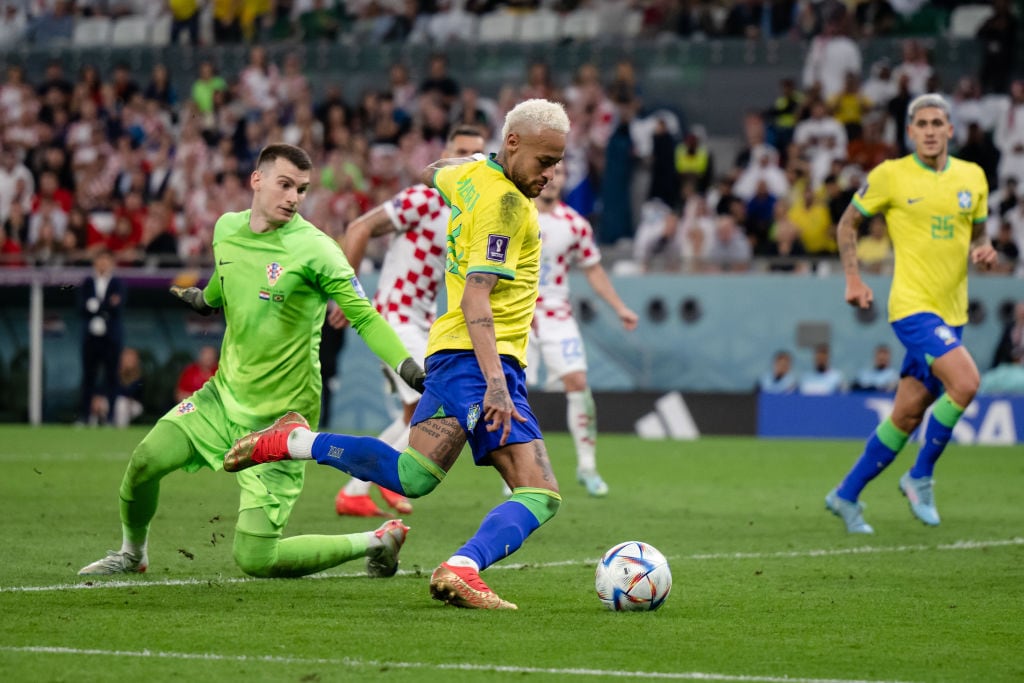 ネイマールのゴラッソでブラジルが勝利をつかんだかに思ったが　©Getty Images