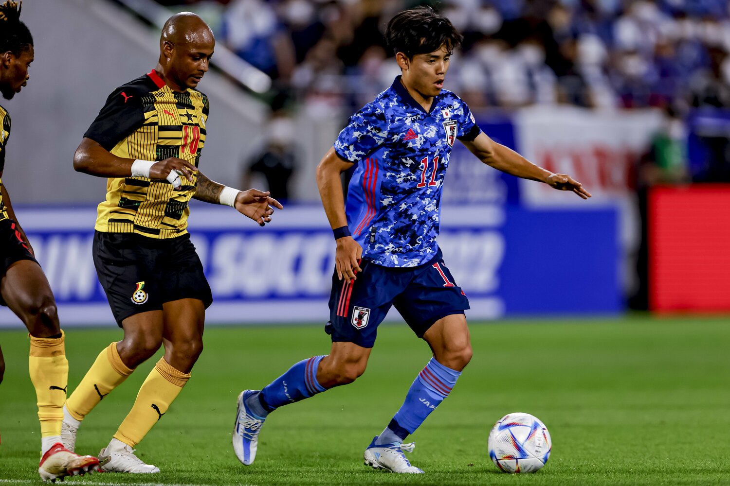 ガーナ戦での久保　©Kiichi Matsumoto/JMPA