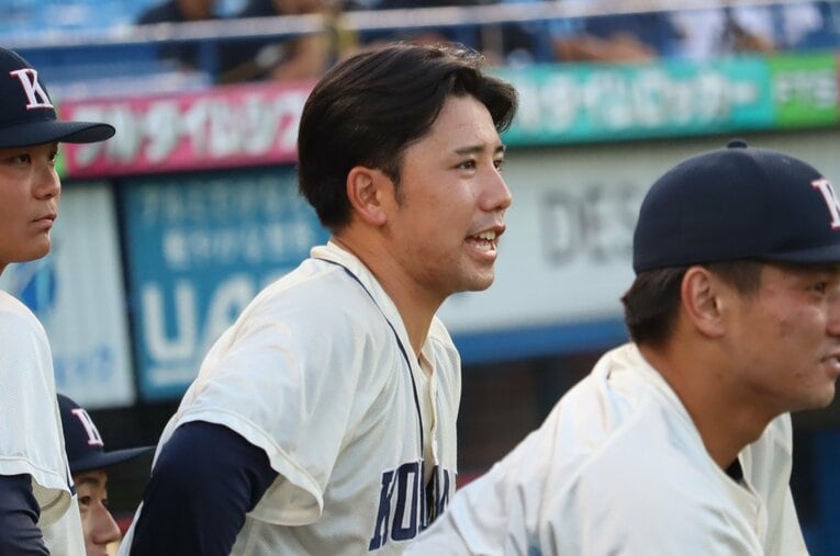 国学院大の主将を務める赤堀　©Genki Taguchi