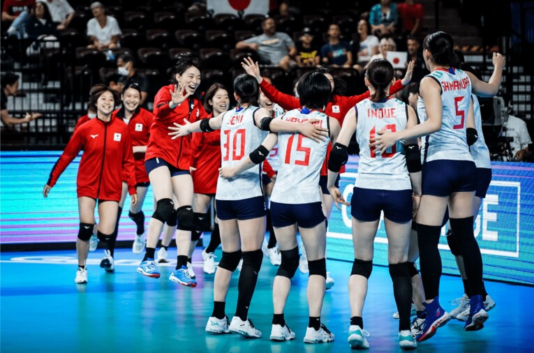ネーションズリーグ予選ラウンド・アメリカ戦　©︎FIVB