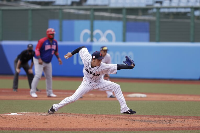 昨夏は東京五輪に出場した青柳晃洋　©︎JMPA