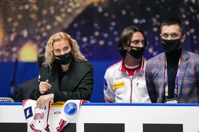 近年のロシア女子フィギュア界黄金期を支えるエテリコーチ　©Asami Enomoto