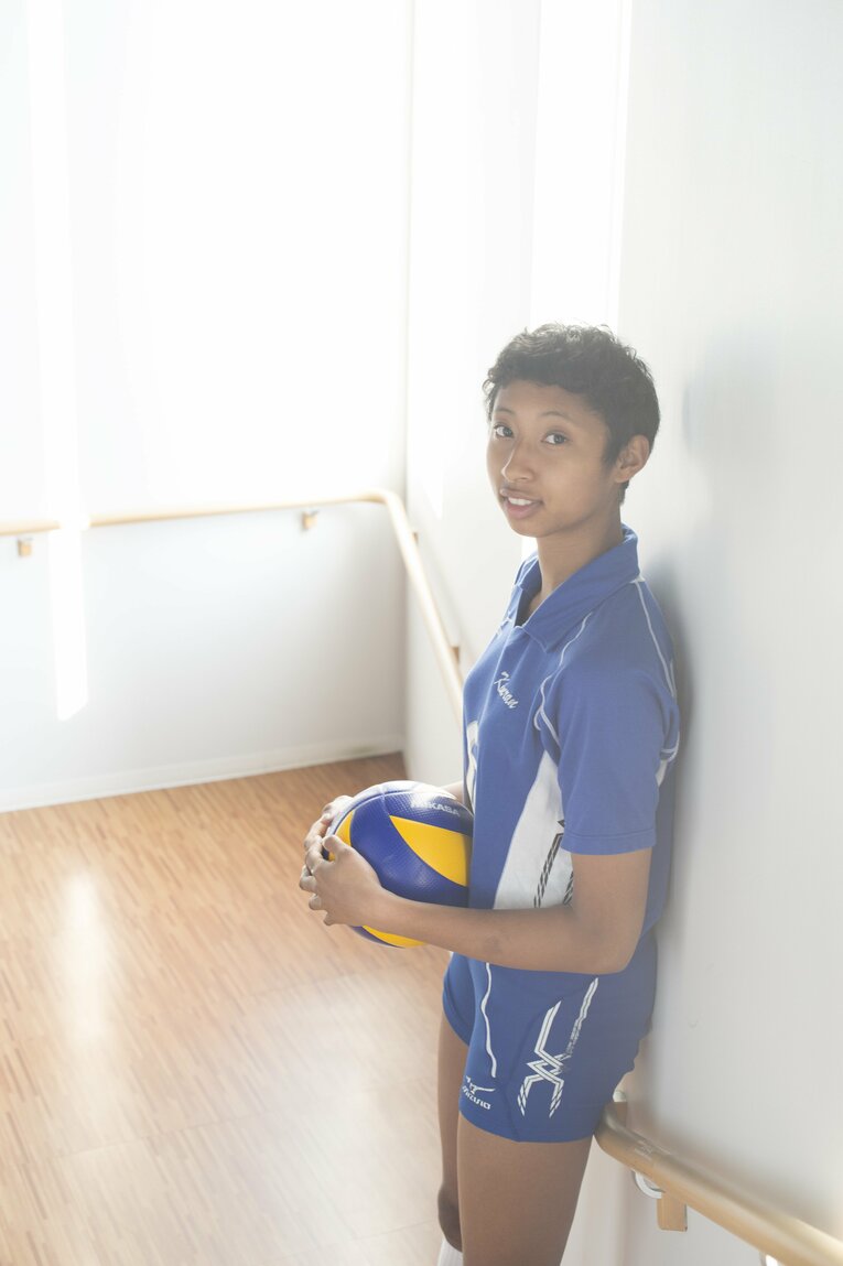 金蘭会高校時代のインタビュー（2015年）©︎Asami Enomoto