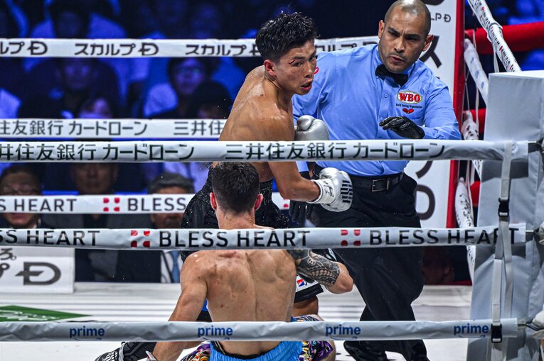 岩田翔吉vs.ハイロ・ノリエガ（WBO世界フライ級タイトルマッチ）©Takuya Sugiyama