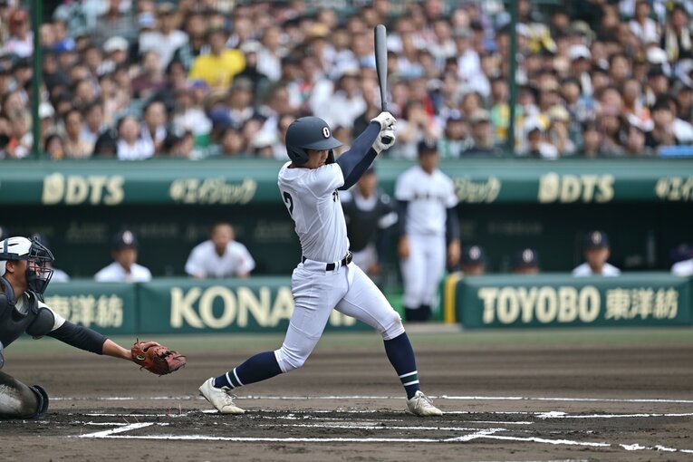 沖縄尚学の宜野座恵夢は沖縄電力へ。阪神ファンだというがいずれ縁があるだろうか　©Hideki Sugiyama