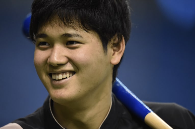 日本ハム時代の大谷翔平 ／ photograph by Nanae Suzuki