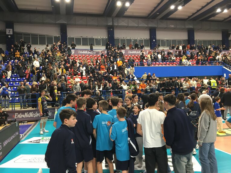 2月9日、ペルージャ石川祐希（セリエA／グロッタッツォリーナ戦）©︎Takashi Yuge