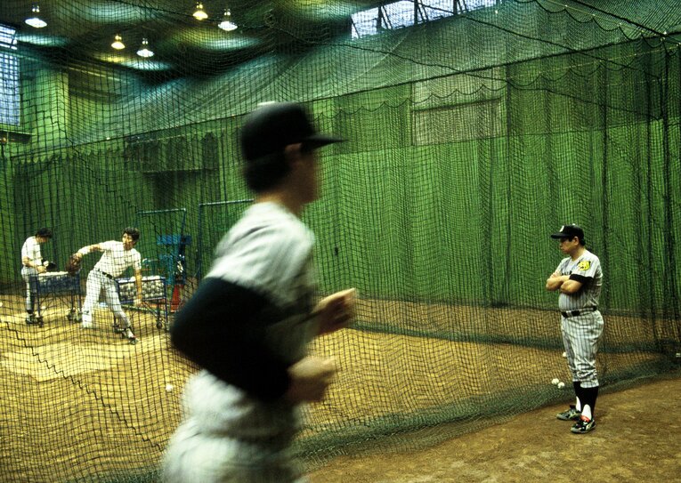 阪神監督時代の吉田氏　©Sports Graphic Number