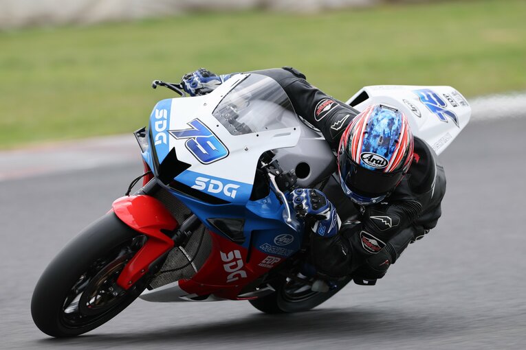 筑波ではCBR600RRでST600クラスのサーキットベストをマーク　©Satoshi Endo