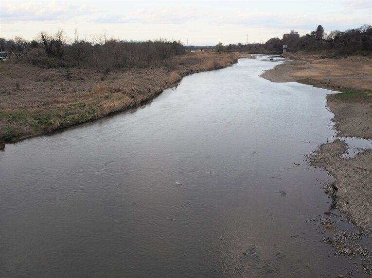 石を拾っては投げ、を繰り返す橋本さん。水切りの練習は自然と対話しながらの孤独な作業でもある ©Yu Saito