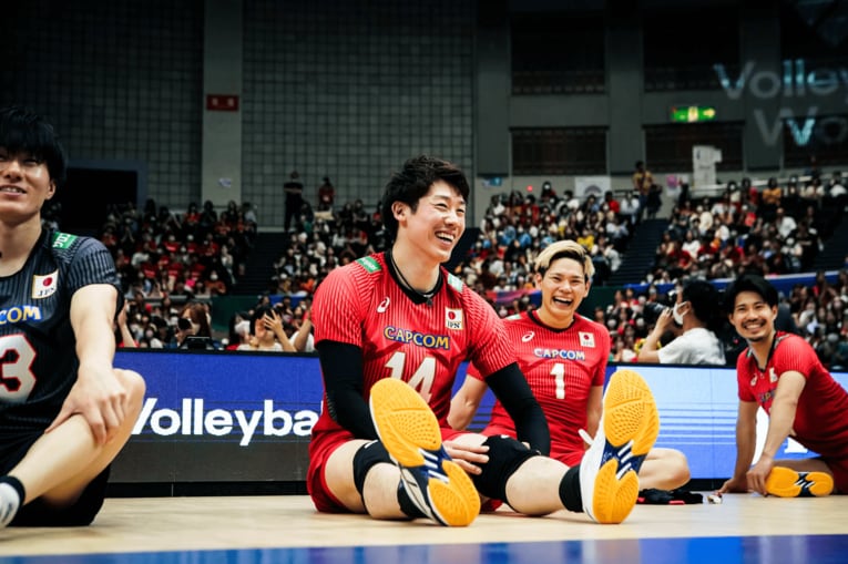 石川祐希、西田有志　©︎FIVB