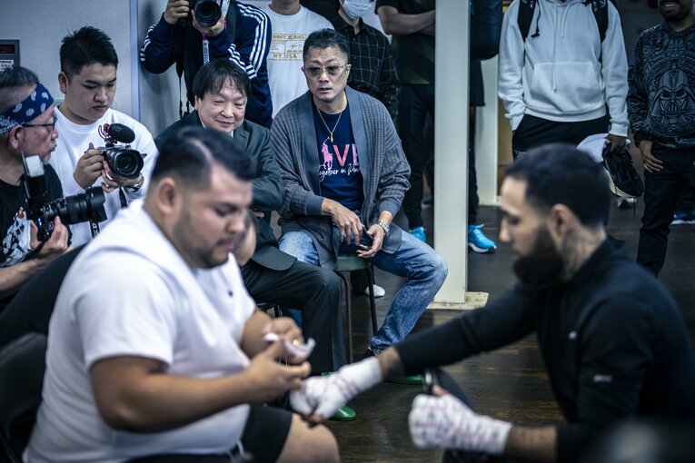 ルイス・ネリ 公開練習　©︎Takuya Sugiyama