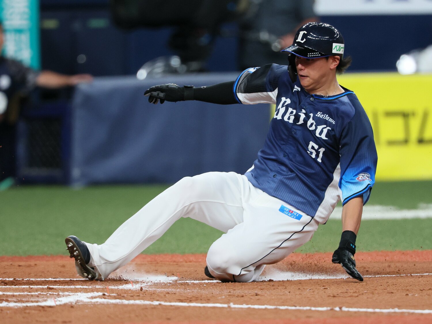 走塁面も進化を遂げた　©JIJI PRESS