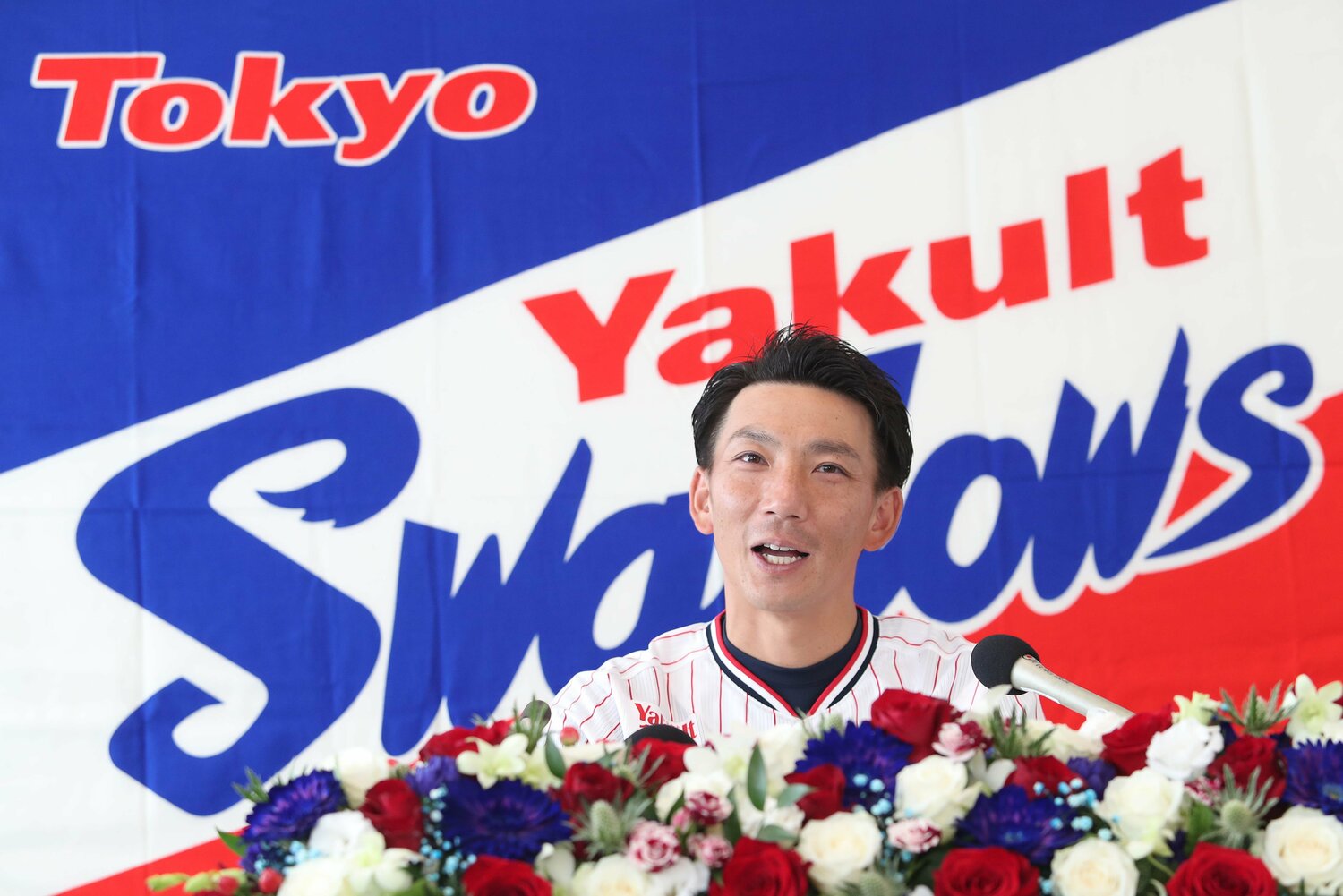 今季をもって現役引退を発表した嶋基宏 ©JMPA