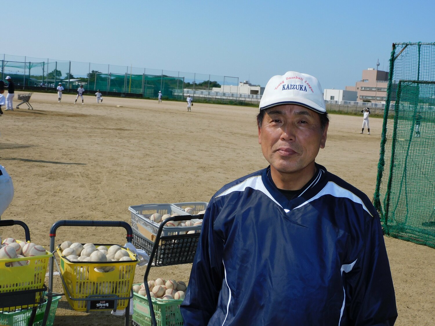 貝塚ヤング・船木秋雄コーチ　©Haruka Sato
