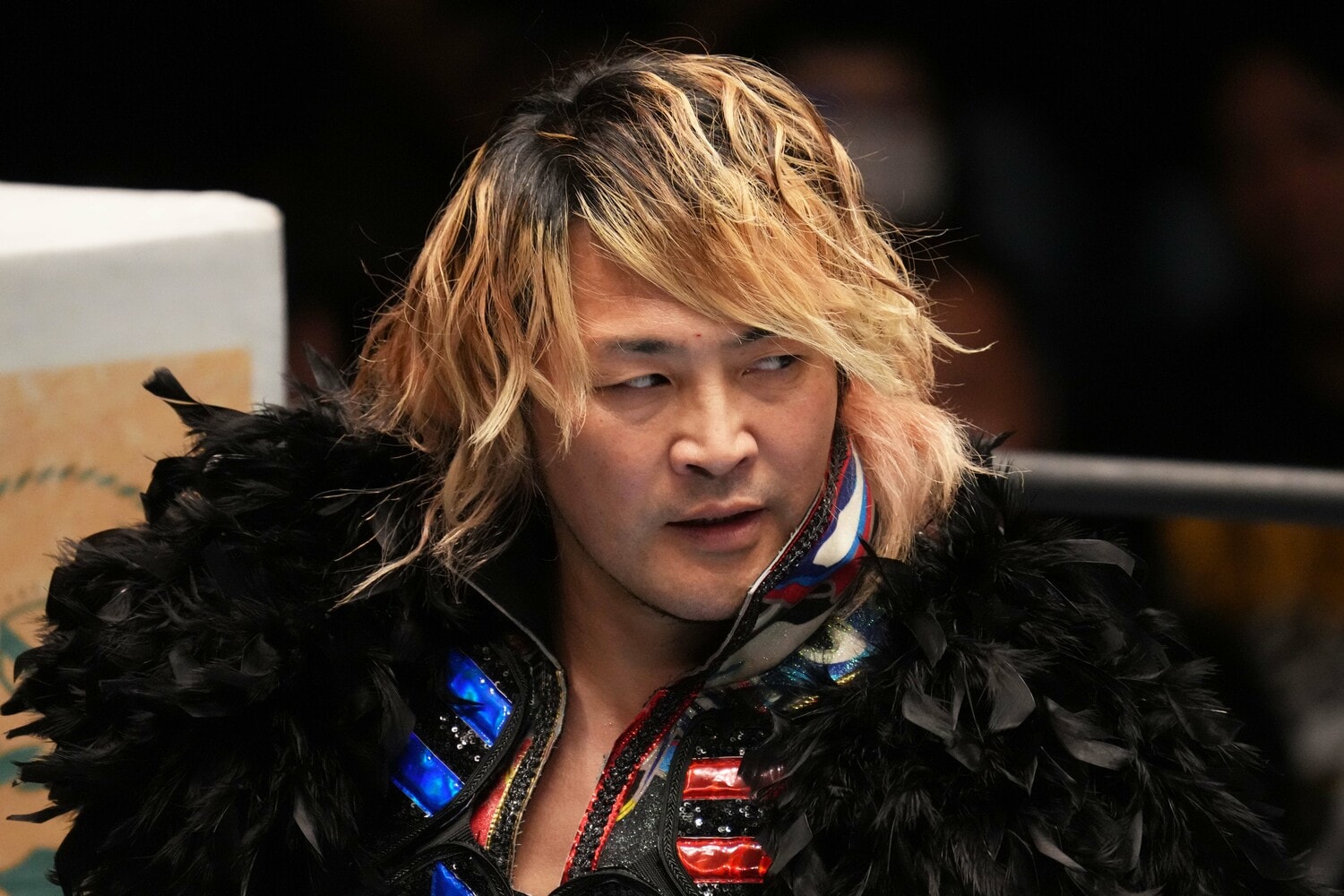 映画でも重要な証言者となった棚橋弘至。10月1日、後楽園ホール ©Essei Hara