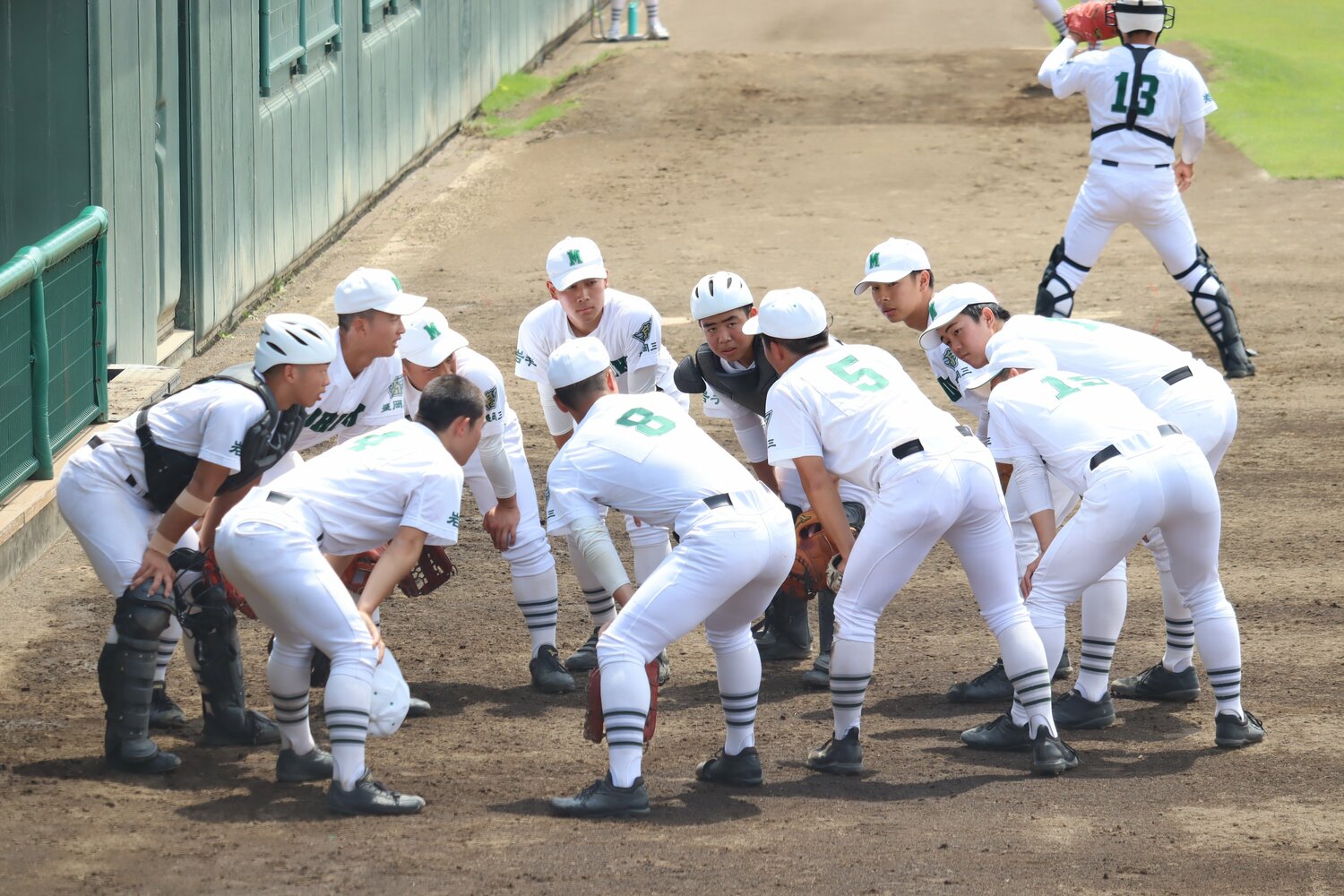 盛岡三高の選手たち ©Genki Taguchi