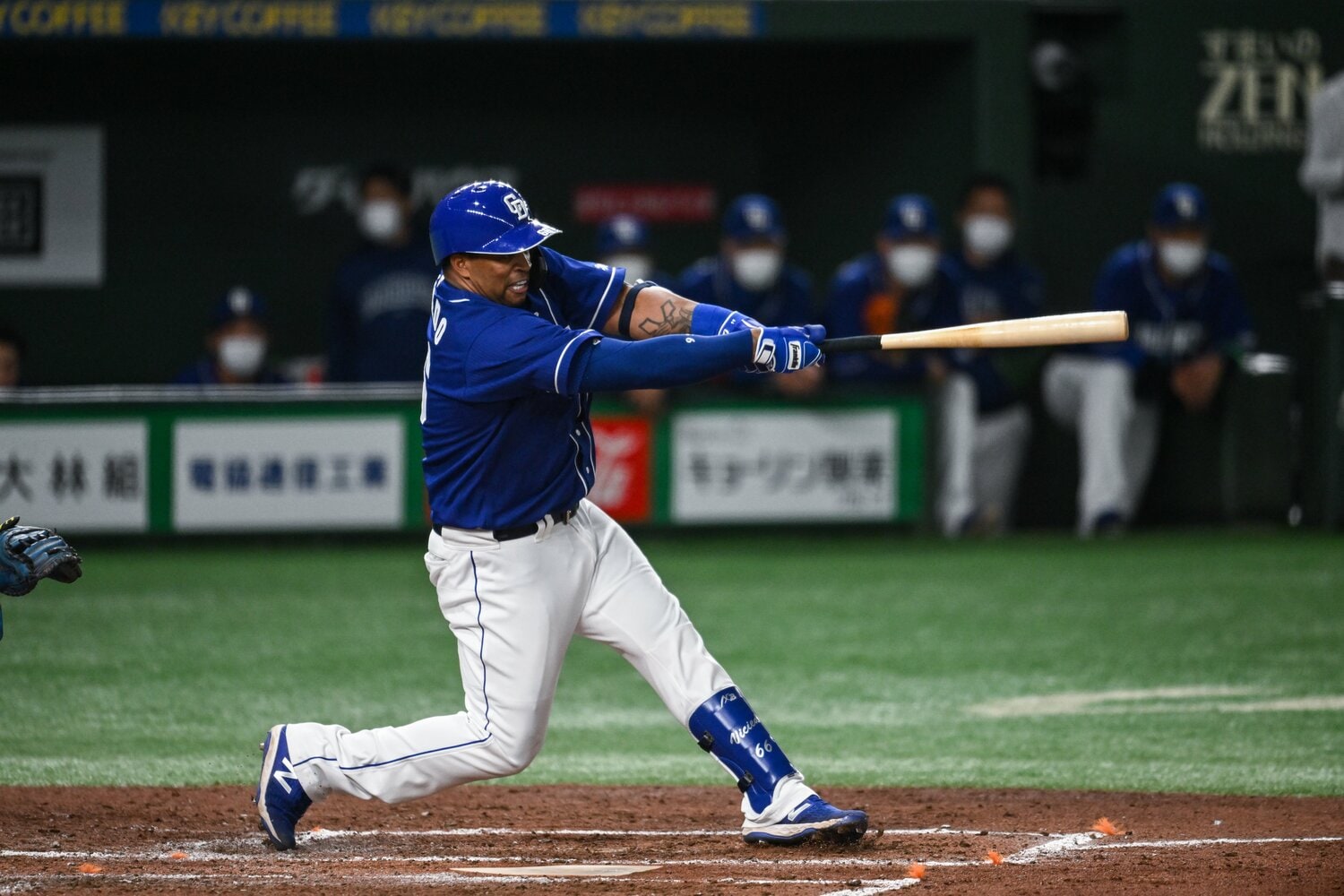 今季出場15試合のみにとどまった中日・ビシエド　©︎Nanae Suzuki