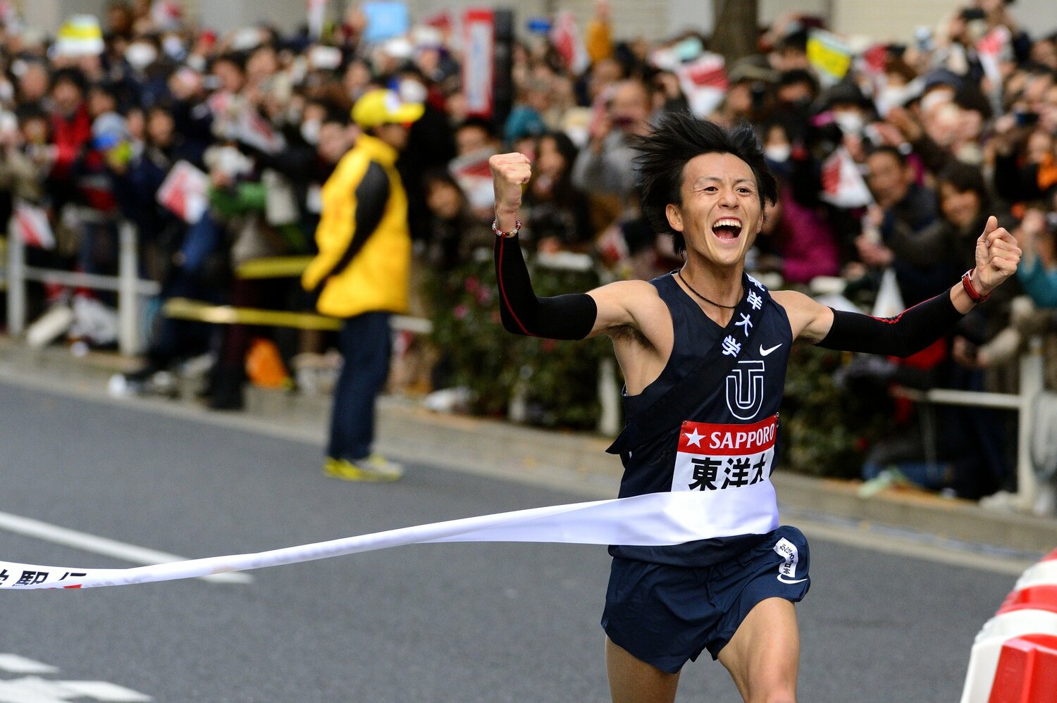 服部勇馬、設楽兄弟らがいた2014年東洋大学。箱根駅伝の総合優勝はここから途絶えている　©Asami Enomoto