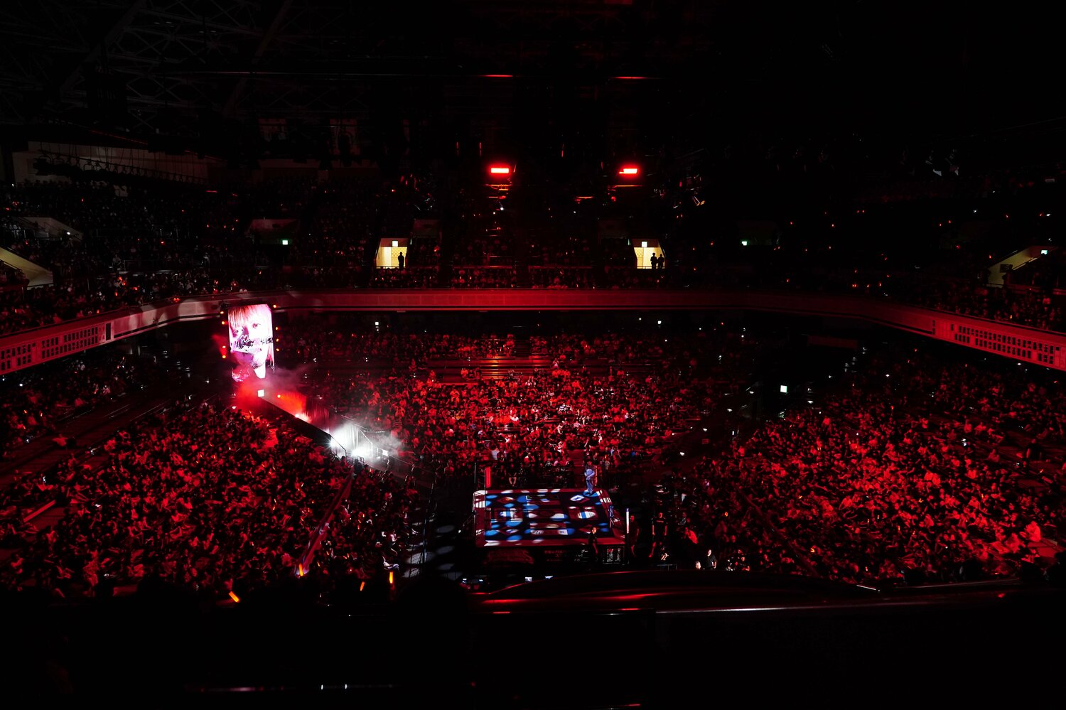 「内藤コール」に染まった8月13日の両国国技館。高価なマス席には空席も目立った