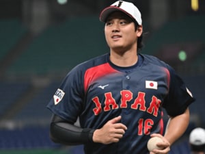 2月26日、WBC侍ジャパンの練習に合流した大谷翔平（31歳）