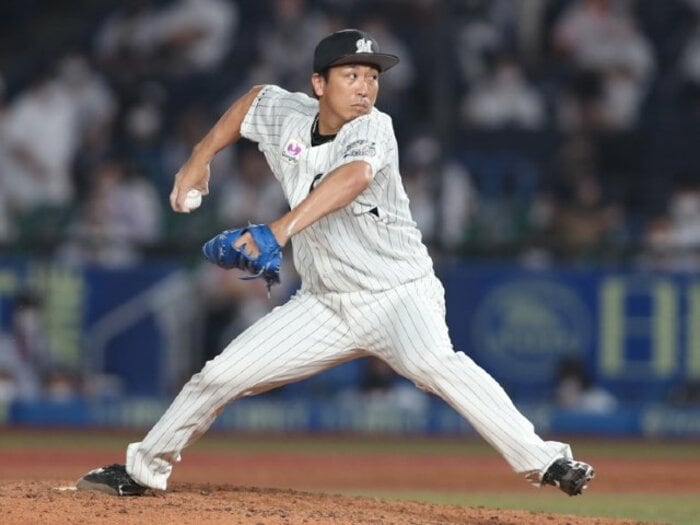 「高校3年間で“1打席”。そんなプロ野球選手いないでしょ」ロッテ守護神・益田直也が“ぶ厚い柱”になるまで…マリン登板数は歴代最多「296」<Number Web> photograph by Chiba Lotte Marines