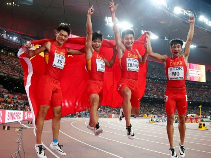 日本が失った“アジアNo.1”の座。男子4×100mに何が起こったのか。＜Number Web＞ photograph by AFLO