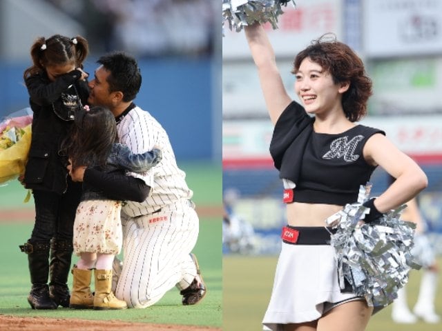 ジョニー黒木の娘は今、マリンで踊る！ 運動会リレーで爆走する“熱いお父さん”秘話、大流行中の「きつねダンス」をどう思う？ - プロ野球 -  Number Web - ナンバー