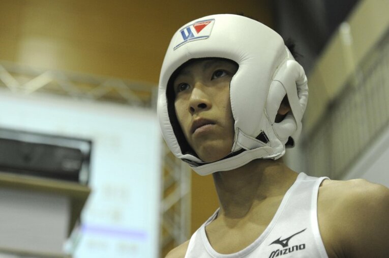 2010年、当時17歳の井上尚弥。柏崎刀翔にとって、拳を交える前の井上はあくまでも“格下の高校生”という位置づけだったが… ／ photograph by Wataru NINOMIYA/PHOTO KISHIMOTO