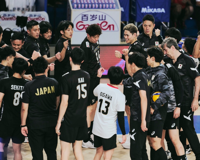 VNLスロベニア戦　©︎Yuki Suenaga