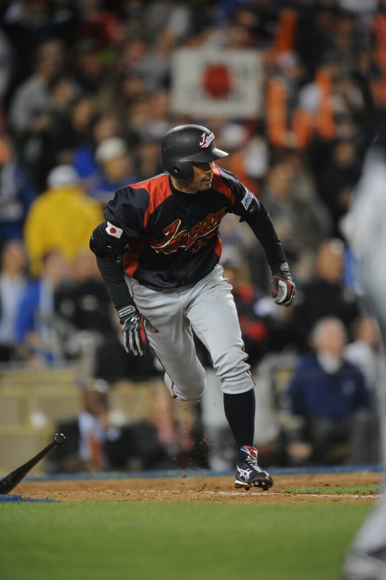 2009年WBC決勝、韓国戦のイチロー　©︎Naoya Sanuki