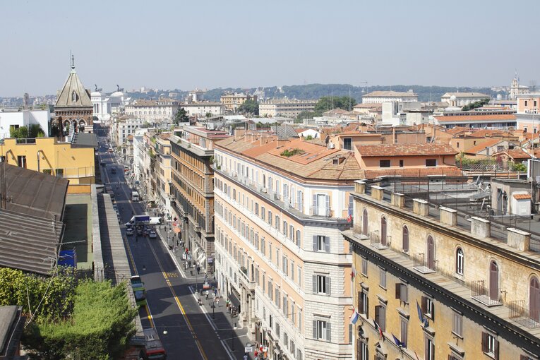 イタリア・ローマの町並み　©BUNGEISHUNJU